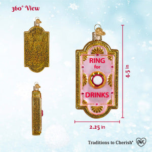 Ring For Drinks Doorbell Ornament