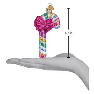 Pastel Candy Cane Ornament
