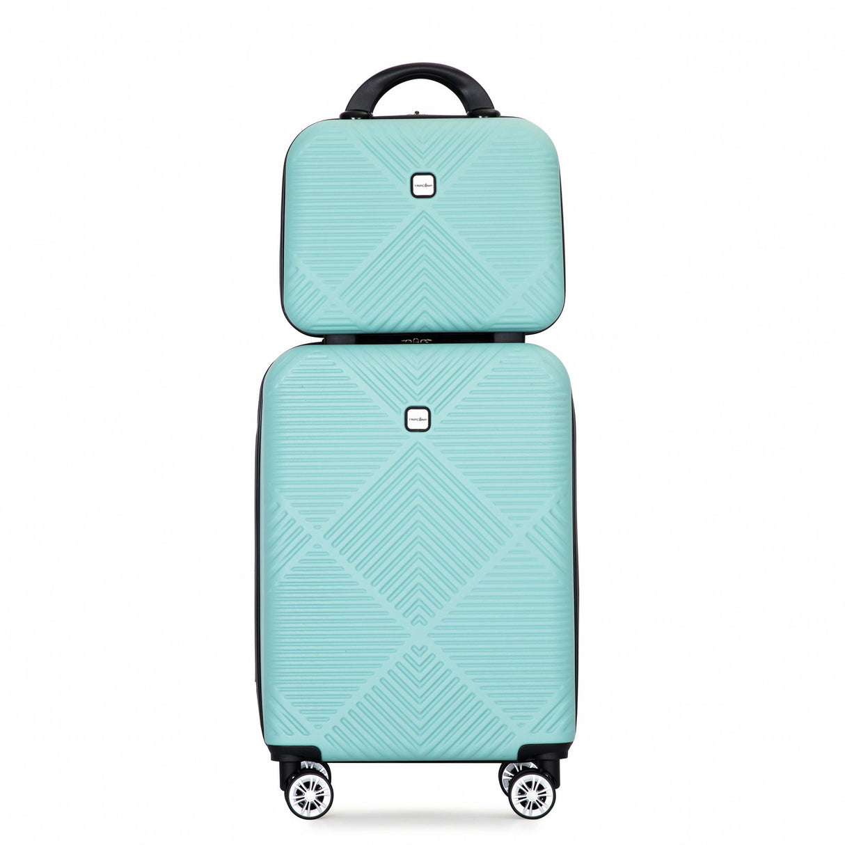 2 Piece Luggage Sets Lightweight Suitcase, Spinner Wheels