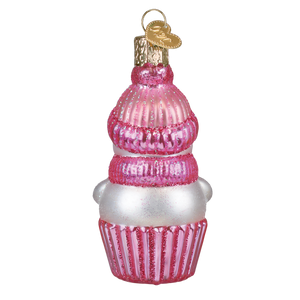 Snow Baby Cupcake Girl Ornament