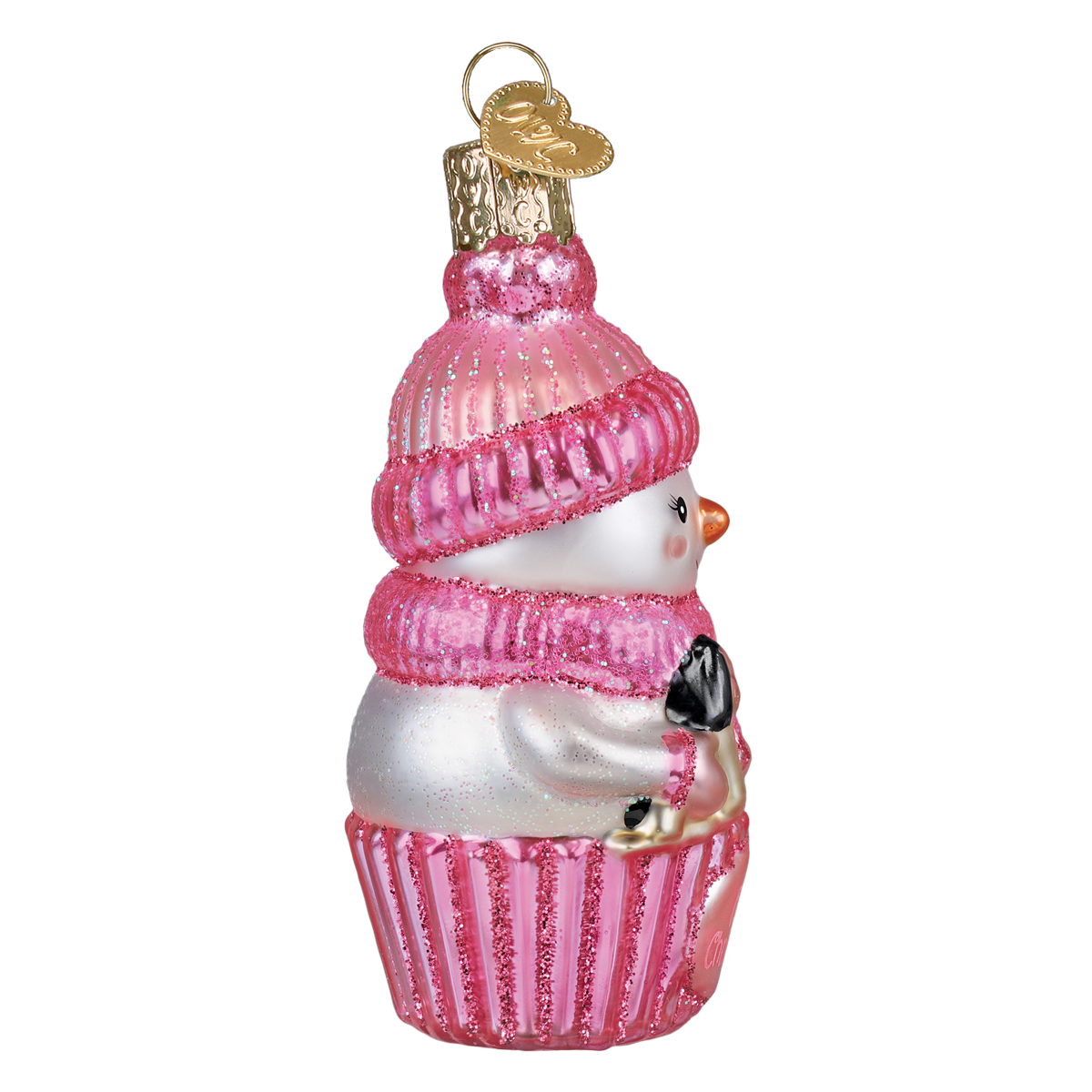 Snow Baby Cupcake Girl Ornament