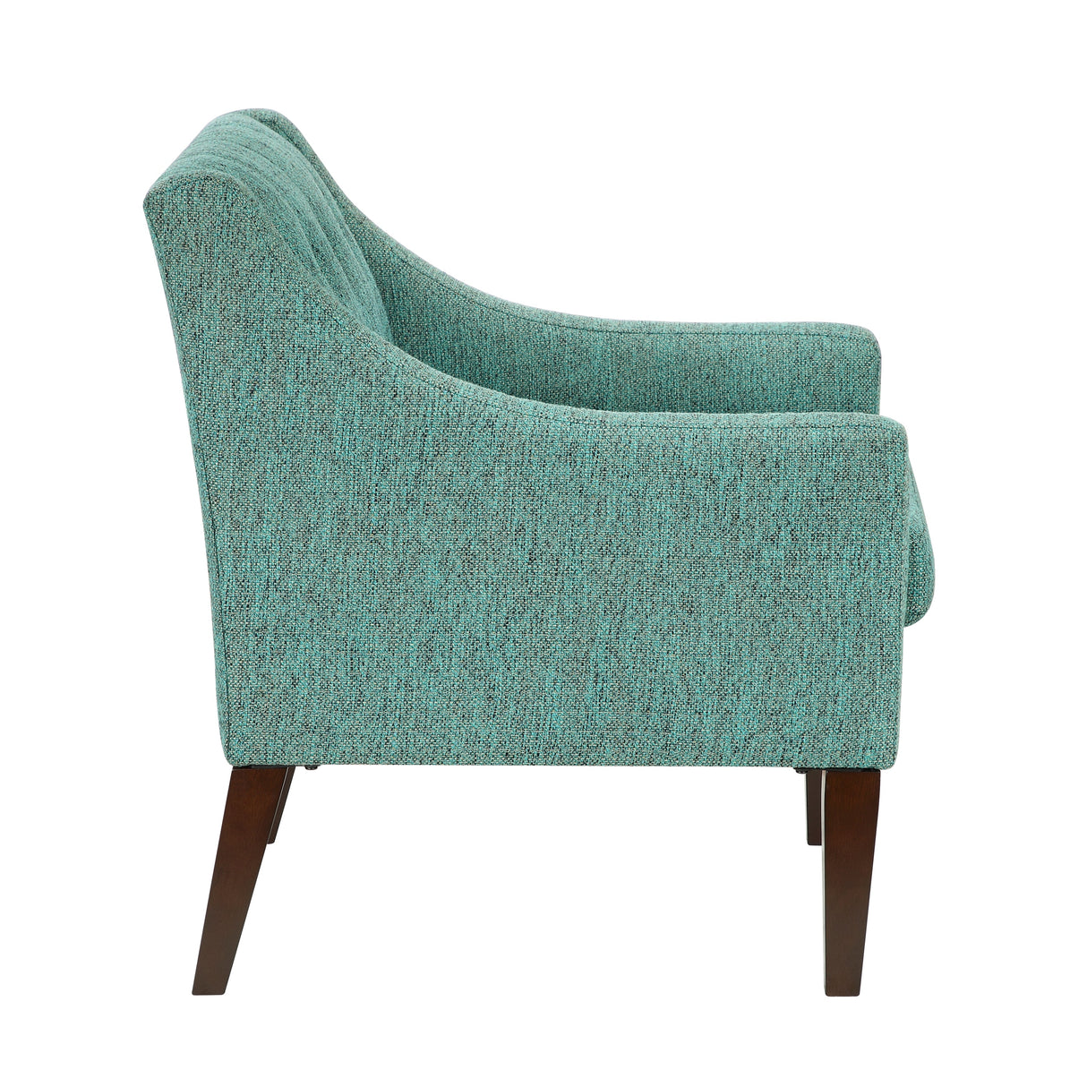 Contemporary Button Tufted Accent Chair