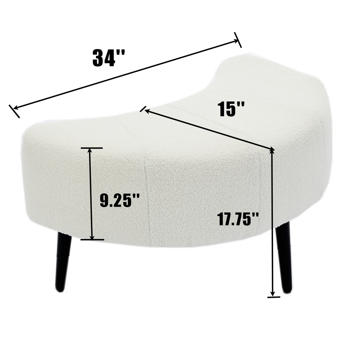 42.5' Single Sofa Chair in White