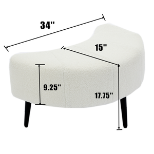 42.5' Single Sofa Chair in White