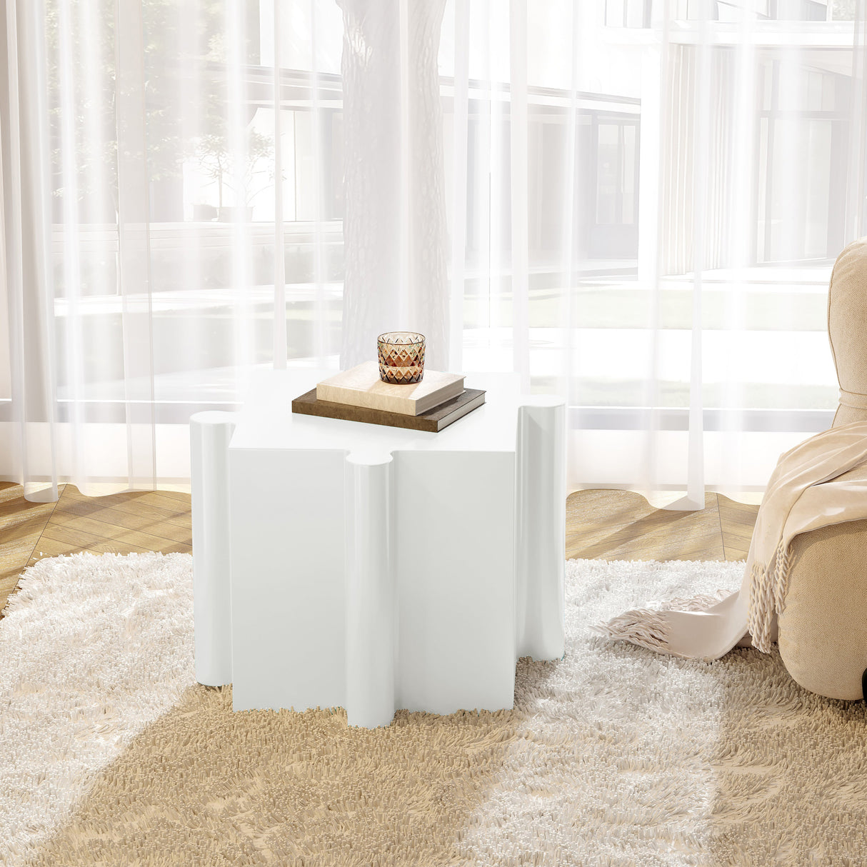 Puzzle Art Side Table