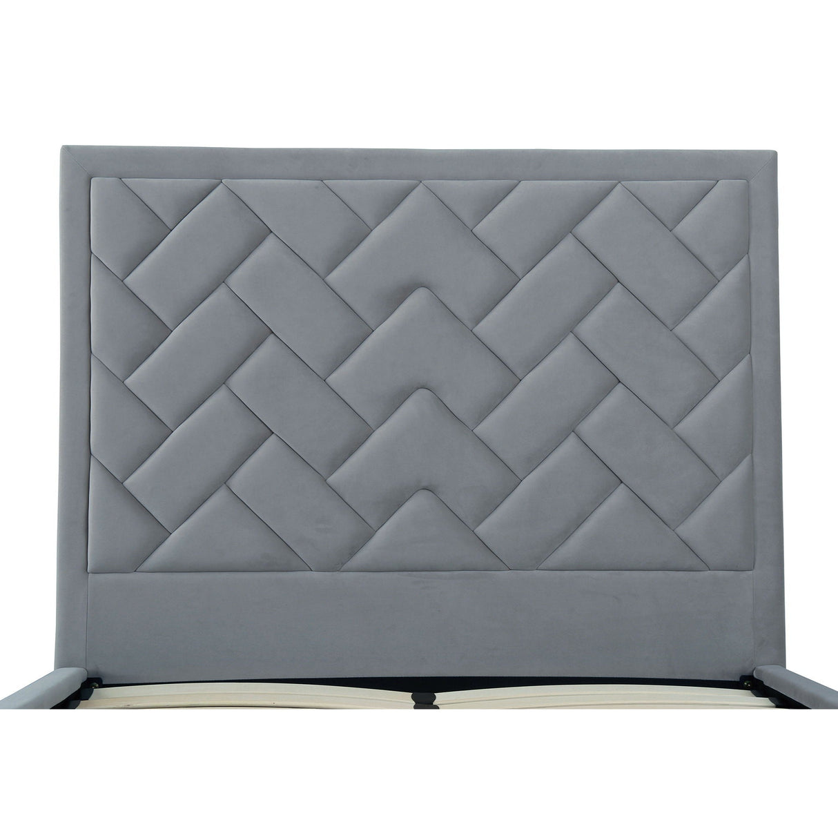 Crosby - Bed With Upholstered Headboard And Slats
