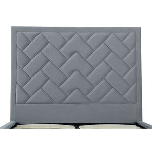 Crosby - Bed With Upholstered Headboard And Slats