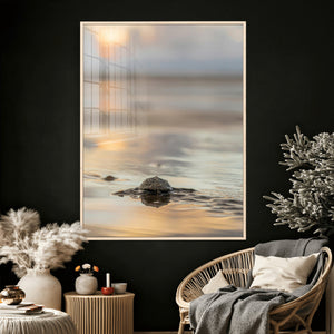 Sea Turtle Hatchling Wall Art Canvas Print – Soft Coastal