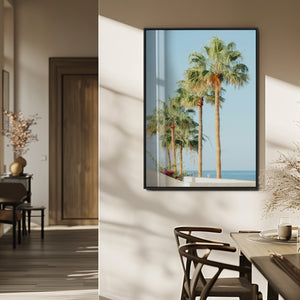 Tropical Ocean Canvas Print – Framed Beach Coastal Nautical