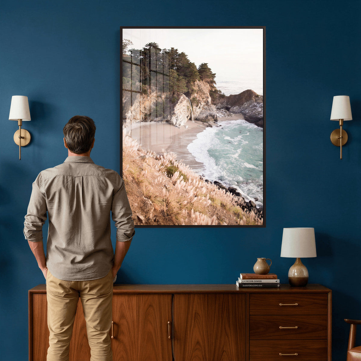McWay Falls Canvas Wall Art, Big Sur California Photography