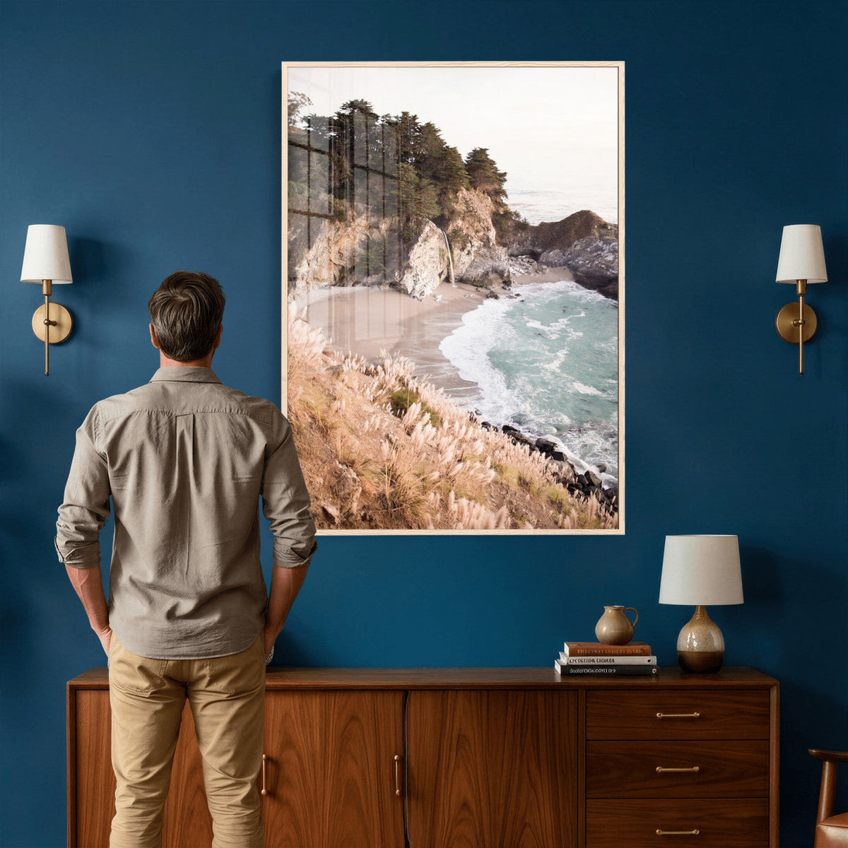 McWay Falls Canvas Wall Art, Big Sur California Photography