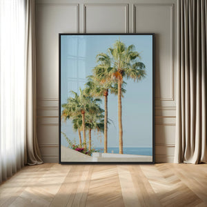 Tropical Ocean Canvas Print – Framed Beach Coastal Nautical