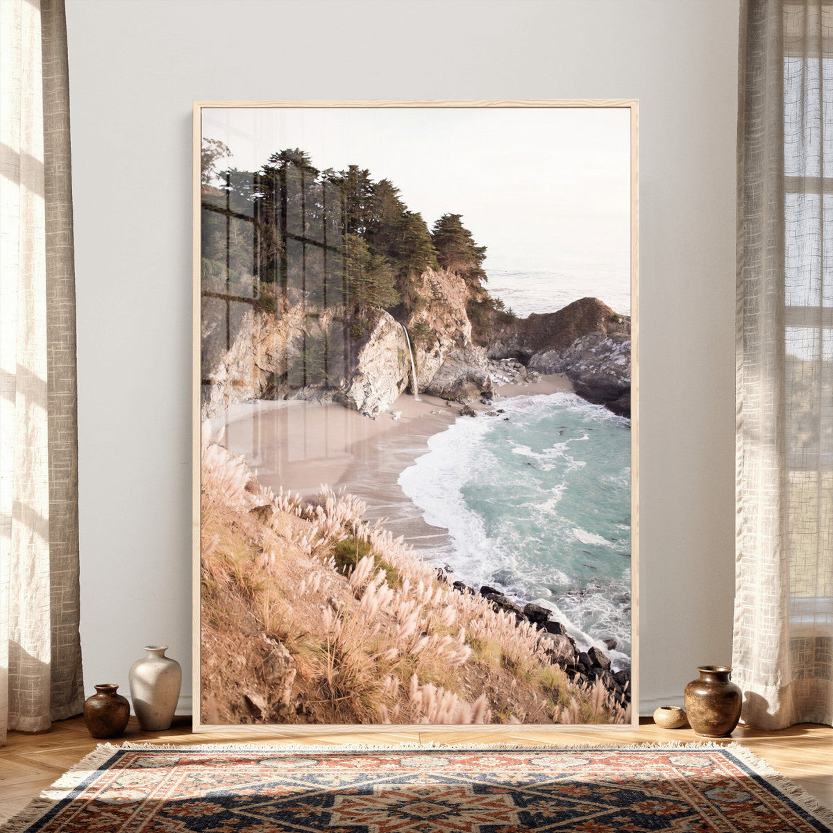 McWay Falls Canvas Wall Art, Big Sur California Photography