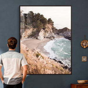 McWay Falls Canvas Wall Art, Big Sur California Photography