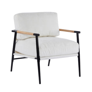 Modern Accent Chair With Cushions, Cozy Seating