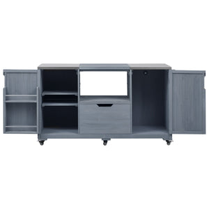 K&K 66.5" Outdoor Kitchen Island for Big Green Egg Grills