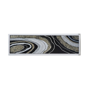 70.9x19.7x1.5' Elongated Landscape Rectangle Framed Oil Painting