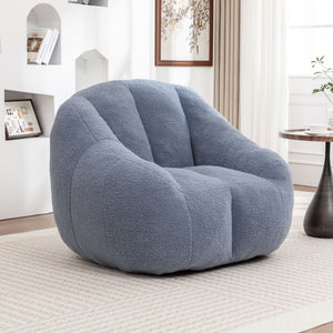 Comfy Bean Bag Chair With Memory Foam Filler, Tufted Soft