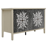 Sideboard Buffet Cabinet with 4 Doors and Adjustable Shelves