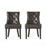 Contemporary Cheney Dining Chair Set with Tufted Design
