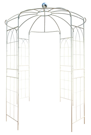 Metal Garden Arch Iron Garden Arbors Gazebo Dia High Birdcage Shape Pergola Pavilion For Wedding Ceremony