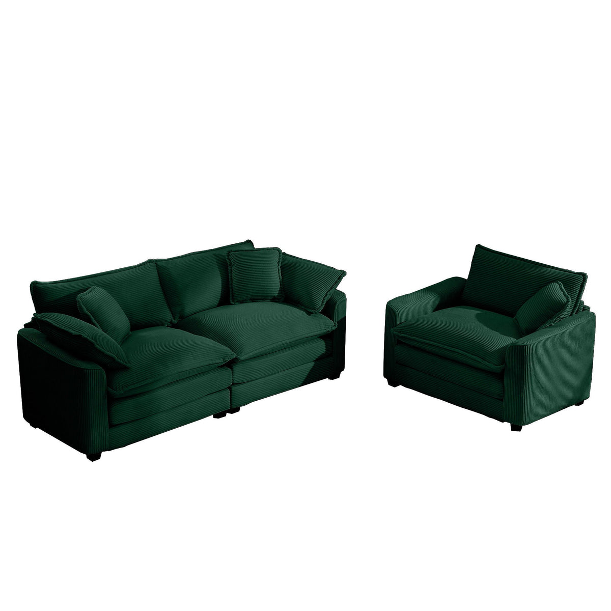 Elegant Oversized Sectional Sofa Set With Deep Seats And Flexible Layout