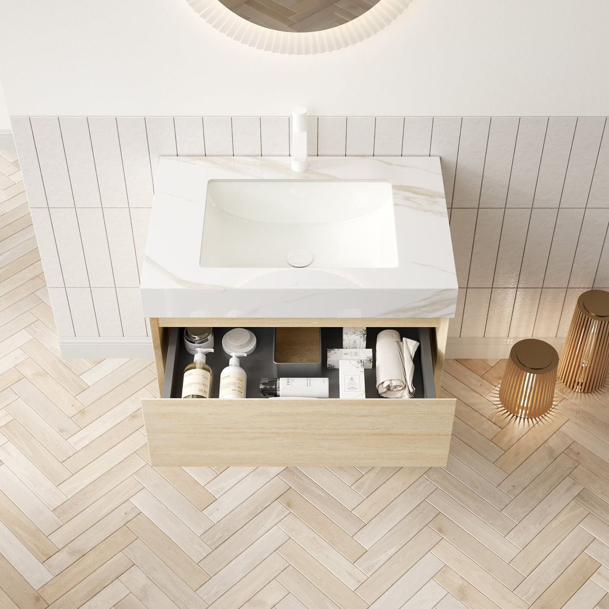 Frigga 30" Bathroom Vanity & Sink