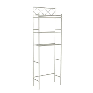 J&V Textiles 3-Shelf Metal Bathroom Organizer Over The Toilet