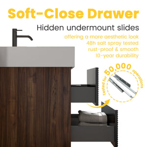 Grace 72'' Bathroom Vanity with Matt