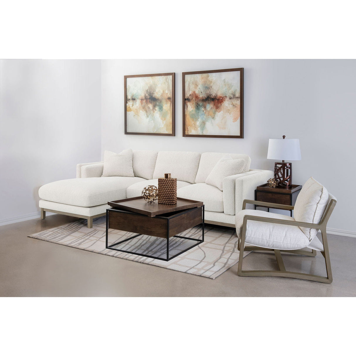 O'Brien - Upholstered Accent Chair - Sand