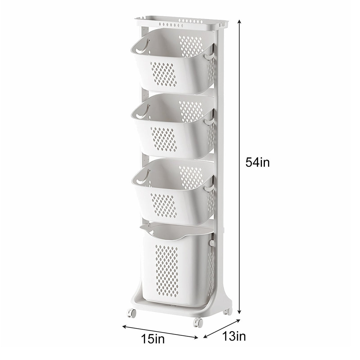 4-Tier Laundry Hamper Sorter