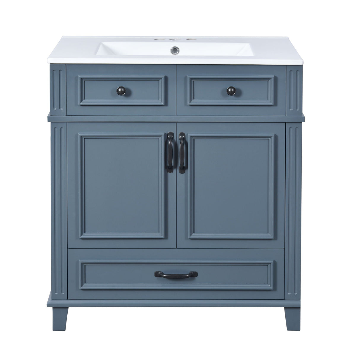 Bathroom Vanity With Sink, Storage Cabinet