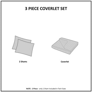 Reversible Quilt Set Mocha Full/Queen
