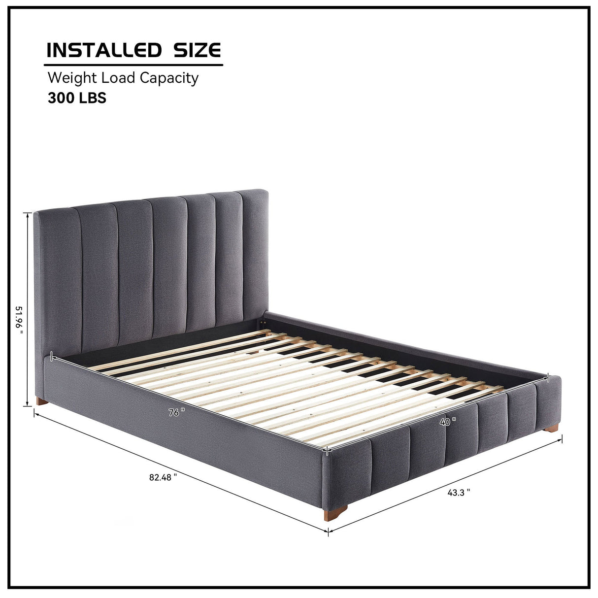 The Upholstered Wingback Bed – A Refined Union of Contemporary Comfort and Architectural Elegance