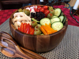 Extra Large Salad Bowl with Servers - 332C3