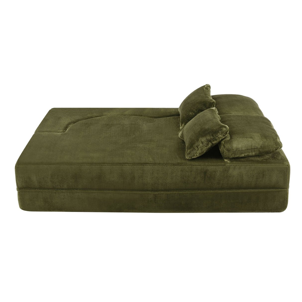 Queen Size Foldable Sofa Bed Chenille Futon Sofa Couch