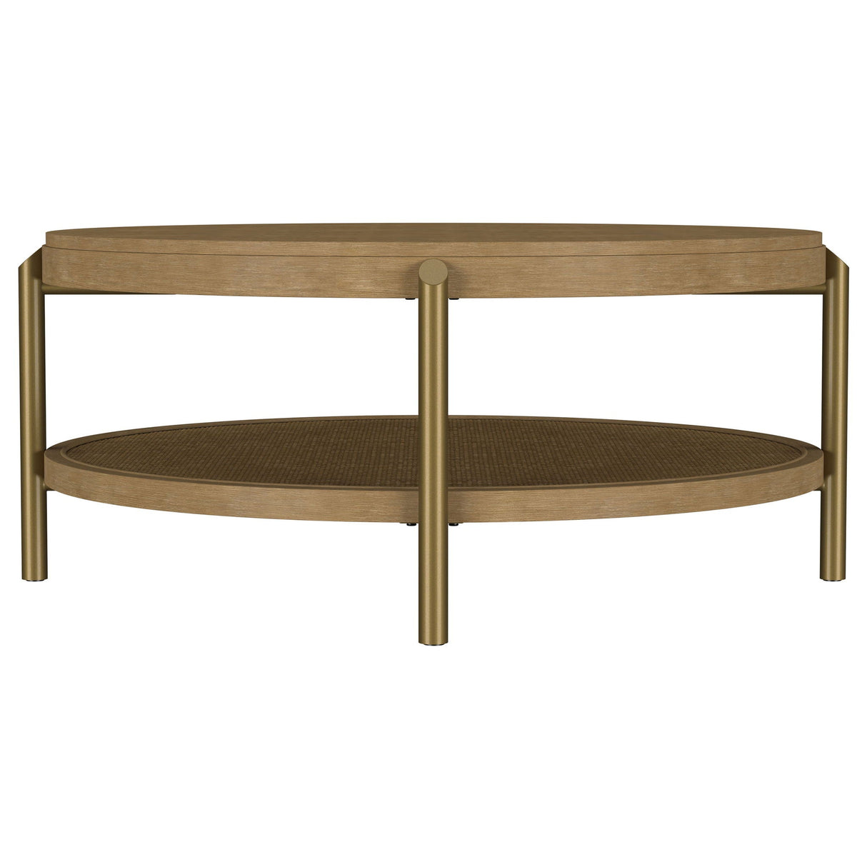 Benson - Round Table With Storage Shelf