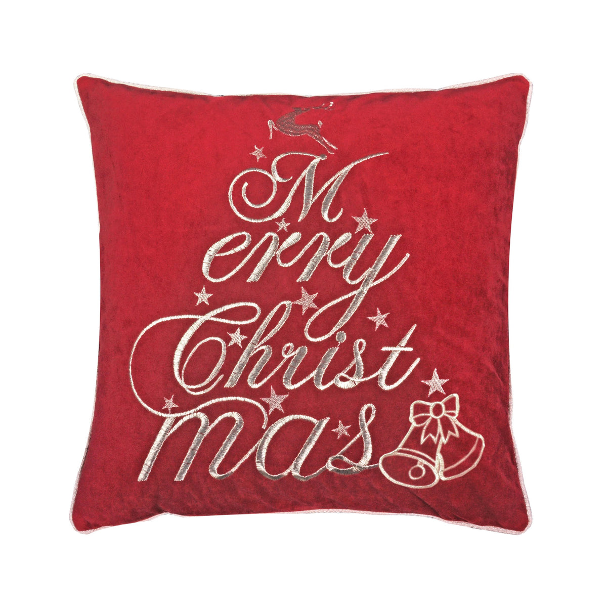 Red Velvet Christmas Throw Pillow