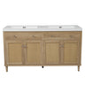 Bathroom Vanity With Double Sink, Large Storage Space