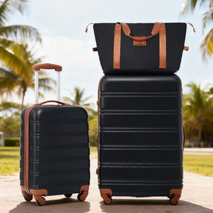 Hardshell Luggage Sets 2 Pieces + Bag Spinner Suitcase With Tsa Lock Lightweight 20" / 28"