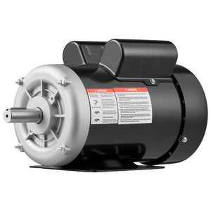 5 HP Electric Motor for Air Compressors, 3450 RPM, Single-Phase 230V