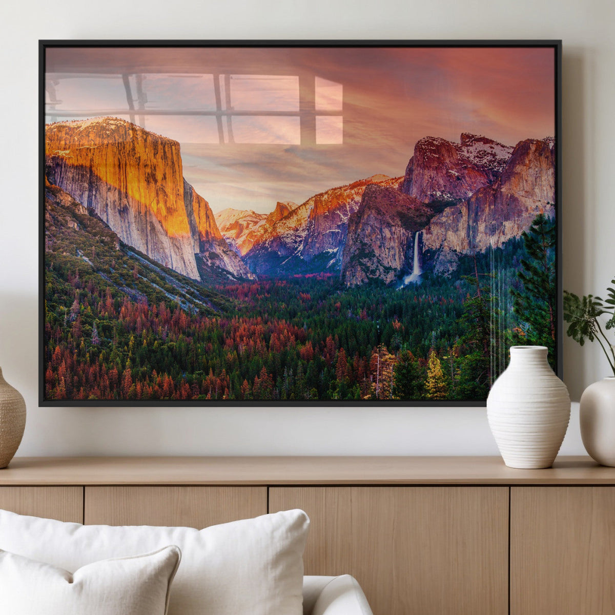 Yosemite Nal Park Wall Art Landscape Canvas Print El Capitan