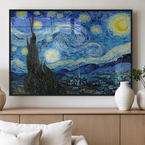 Vincent Van Gogh The Starry Night Abstract Wall Art Canvas