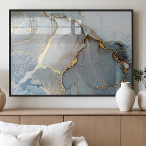 Large Abstract Marble Wall Art Canvas Print for Living Room