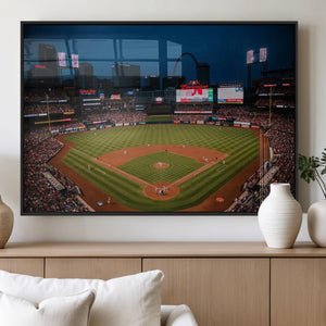 St. Louis Cardinals Baseball Team Print - Busch Stadium Wall