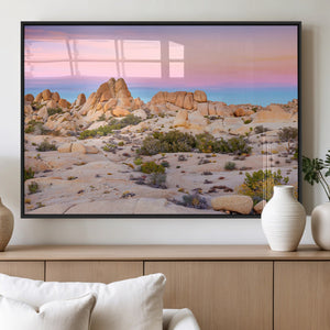 Vibrant Sunset Sky Wall Art Canvas Print – Framed Joshua