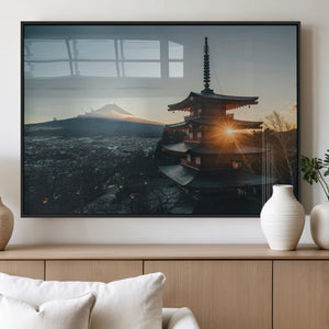 Mount Fuji Wall Art Canvas Print – Framed Japan Travel Art