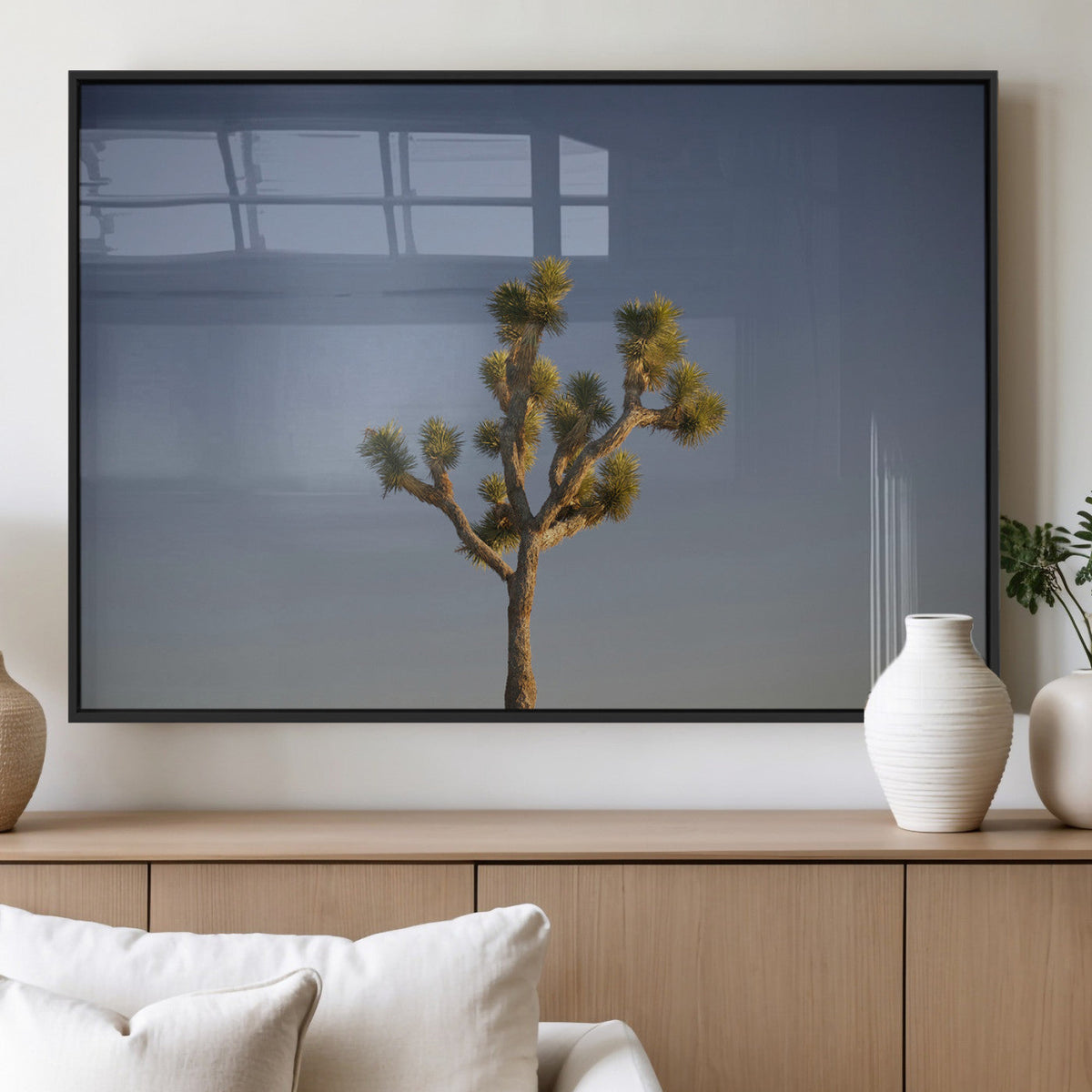 Joshua Tree Wall Art Canvas Print – Framed Southwestern