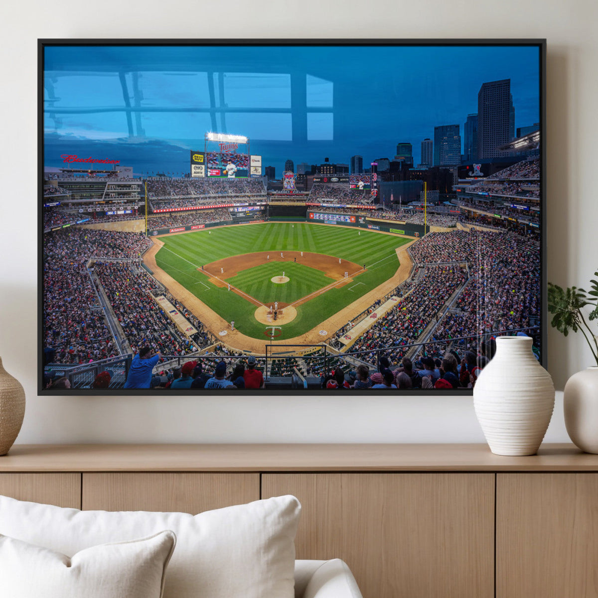 Target Field Stadium Wall Art Canvas Print – Minnesota Twins