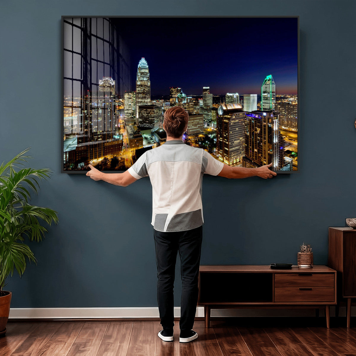 Atlanta Skyline Wall Art Canvas Print – Modern Cityscape